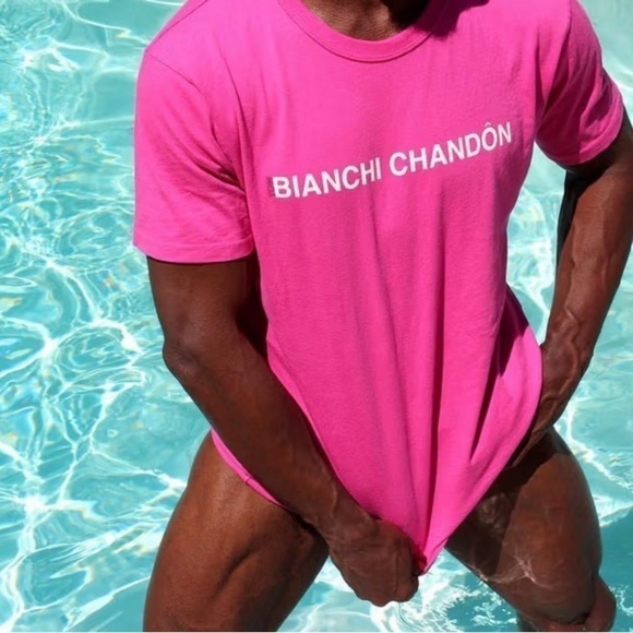 Bianca Chandon Tom Bianchi Fire Island Pride T-Shirt Medium - Picture 1 of 11